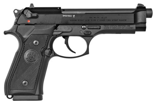Beretta M9 22LR Semi-Auto Pistol with 4.9-Inch Barrel and 15-Round Capacity