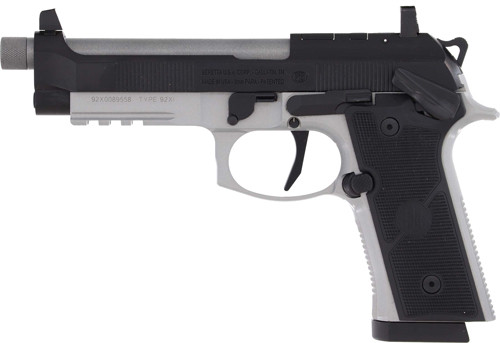 Beretta 92X Iron SAO Tactical 9mm Pistol with 4.7-inch Barrel and Fiber Optic Sight