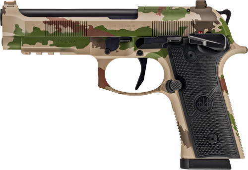 Beretta 92XI SAO FS 9mm 4.7-Inch Pistol with Camouflage Finish and Dual Magazines