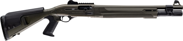 Beretta 1301 Tactical Semiautomatic Shotgun with 18.5-inch Barrel, 12 Gauge, Green Synthetic Stock