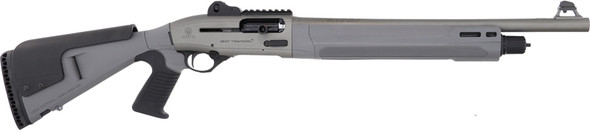 Beretta 1301 Tactical Semi-Auto Shotgun 12 Gauge with 18.5-Inch Barrel, Grey Synthetic Stock and Oversized Bolt Handle J131M2CTP18GR