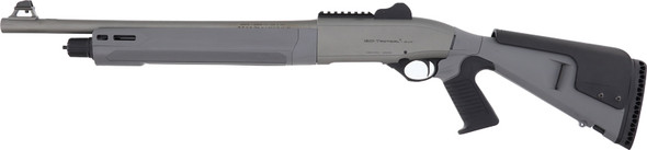 Beretta 1301 Tactical Semi-Auto Shotgun 12 Gauge with 18.5-Inch Barrel, Grey Synthetic Stock and Oversized Bolt Handle J131M2CTP18GR