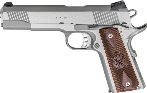 Springfield Armory 1911 Loaded .45 ACP Semi-Auto Pistol with Stainless Finish