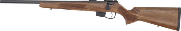 Anschutz 1761L D HB Left-Handed Sporting Rifle in 17HMR with Heavy Barrel and Walnut Stock