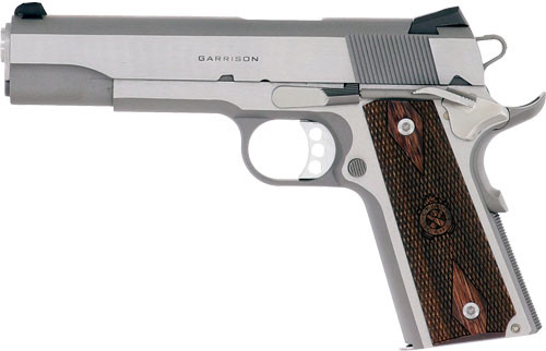 Springfield Armory 1911 Garrison 5-Inch .45 ACP Semi-Auto Pistol with Steel Frame and Wood Grip