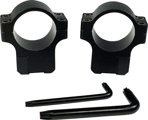 CZ-USA CZ 457 1-inch Aluminum Scope Rings - Matte Black, 11mm Dovetail