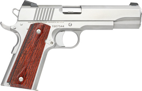 CZ-USA Dan Wesson Razorback 10mm Auto Semi-Auto Pistol with Stainless Finish and Wood Grip