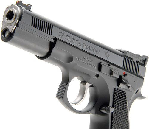 CZ Custom CZ 75 BULL Shadow 9mm Luger Semi-Auto Pistol with Fiber Optic Sights and Two Magazines