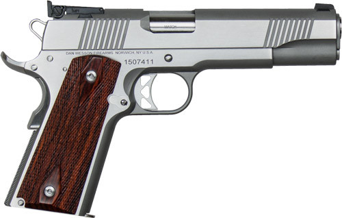CZ-USA Dan Wesson Pointman Seven 45 ACP Semi-Auto Pistol with Stainless Finish and Wood Grip