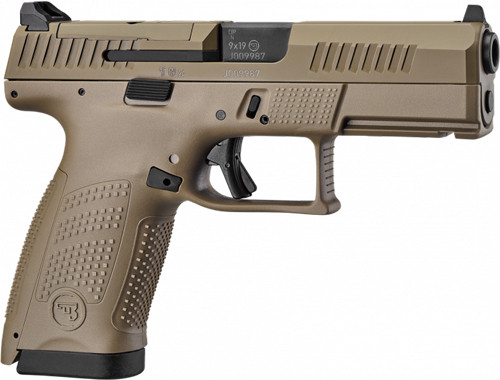 CZ-USA CZ P-10 C OR 9MM FS 15-Shot Semi-Auto Handgun with Flat Dark Earth Finish