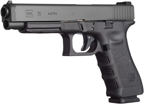Glock G35 .40 S&W Semi-Auto Pistol with 15-Round Magazines and Adjustable Sights