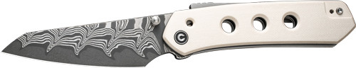 CIVIVI Knife Vision FG 3.54" with Damascus Blade and Ivory G-10 Handle