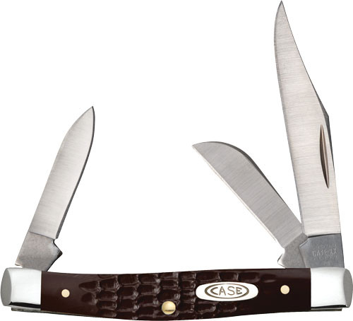 Case Knives Medium Stockman Jigged Brown Pocket Knife with Stainless Steel Blade