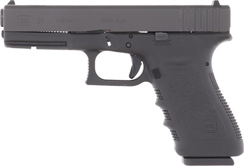 Glock G20 Service 10mm Auto Semi-Auto Pistol with 4.6-inch Barrel and Two Magazines