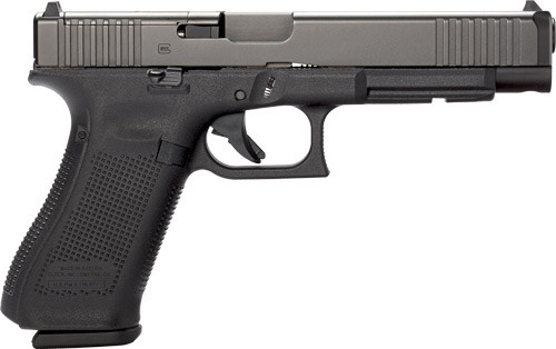 Glock G34 MOS 9mm Gen 5 Pistol with 17-Round Capacity and Customizable Optic System