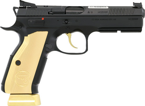 CZ-USA Shadow 2 Gold Digger 9mm Semi-Auto Pistol with Fiber Optic Sights