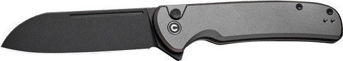 Civivi Chevalier II 3.4" Carbon Steel Folding Knife with Gray Aluminum Handle