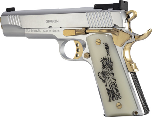 Girsan MC1911S We The People 9mm Semi-Auto Pistol with Chrome Finish