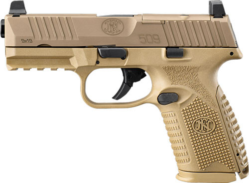 FN America FN 509 Midsize MRD 9mm Luger Pistol with Flat Dark Earth Finish