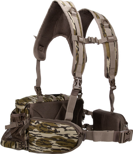 Muddy Pro Lumbar Pack Mossy - Versatile Fishing Waist Pack with Multiple Storage Compartments