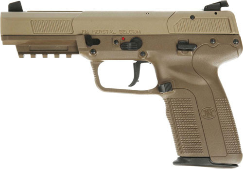 FN America FN Five-Seven MK2P 5.7x28mm Semi-Auto Pistol with Adjustable Sights and Flat Dark Earth Finish