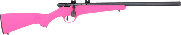 Savage Rascal FVSR Single-Shot Youth Sporting Rifle in 22 Long Rifle with Pink Stock