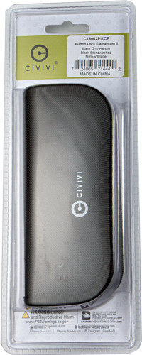 CIVIVI Elementum II 2.96 Inch Carbon Steel Folding Knife with G-10 Handle
