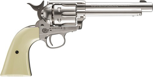 Umarex USA RWS Colt SAA Peacemaker Air Revolver - .177 Caliber, 5-Inch Barrel, CO2 Powered