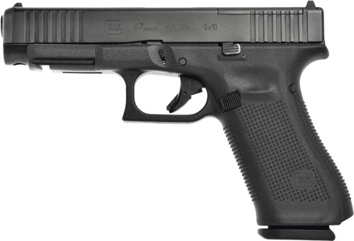 Glock 47 MOS 9mm Gen 5 Full-Size Semi-Auto Pistol with 3 Magazines