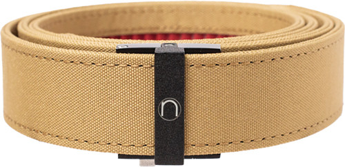 Nexbelt Thin Bar Supreme EDC Nylon Belt - Coyote/Black, Multi-Fit, Up to 50" Waist