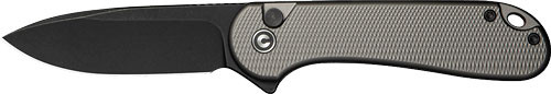 Civivi Elementum II 2.9-inch Nitro V Blade Folding Knife with Diamond Pattern Gray Aluminum Handle