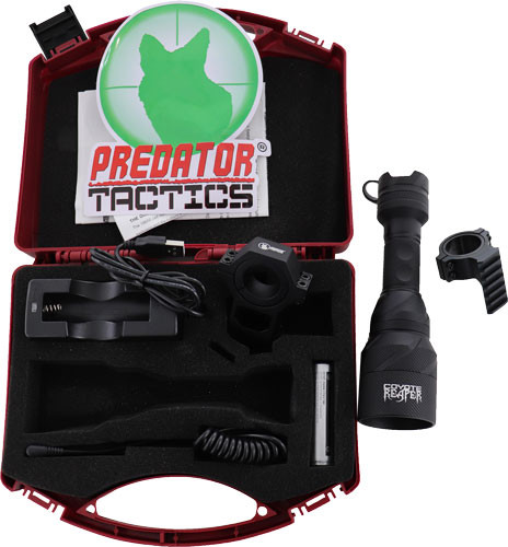 Predator Tactics PREDATOR TAC COYOTE REAPER Flashlight with Aluminum Body, 500-Yard Beam Throw