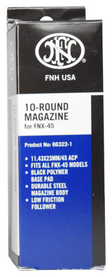 FN America FNX-45 10-Round Steel Magazine for 45 ACP Centerfire Pistols