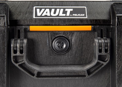Pelican Vault Large Pistol Case VCV300-0000-BLK * Heavy-Duty Polymer Handgun Storage with Foam Interior and Secure Locking