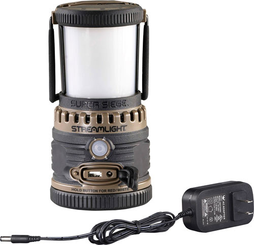Streamlight Super Siege 1100 Rechargeable LED Lantern with USB Charging - Coyote Tan Part 44947