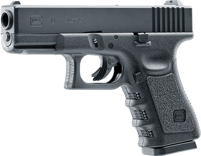 Umarex USA RWS Glock 19 Gen3 .177 BB Air Pistol with Fixed Sight and CO2 Power