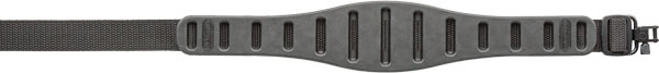 Quake Claw Contour Rifle Sling with Hush Stalker II Swivels - Black, 18.05" Length