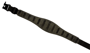 Quake Claw Contour Rifle Sling with Hush Stalker II Swivels and Quick-Adjust Strap – Camouflage Pattern