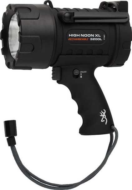 Browning High Noon XL LED Flashlight with Rechargeable Lithium-Ion Battery