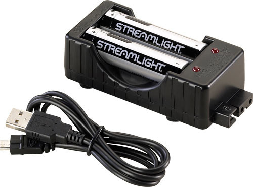 Streamlight SL-B26 Charge Kit with Dual Bay Lithium Ion Battery Charger and USB-C Cable