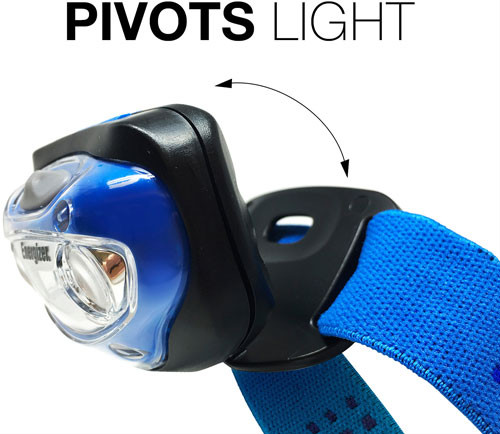 Energizer Vision Headlamp 200 - Pivoting Headlights for Hands-Free Illumination