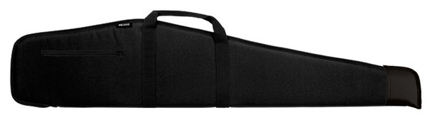 Bulldog Deluxe 48-inch Scoped Rifle Case with Leather End Cap and Water-Resistant Nylon Outer Shell