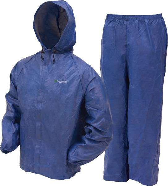 Frogg Toggs Men's Ultra-Lightweight Royal Blue Rain Suit - Waterproof and Breathable