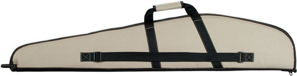 Bulldog Plus Rifle Case 48 inch with Deluxe Soft Padding and Water-Resistant Nylon - Taupe/Black