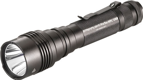 Streamlight Pro-Tac HPL USB LED Flashlight with Long-Range Beam and Aircraft-Grade Aluminum Body