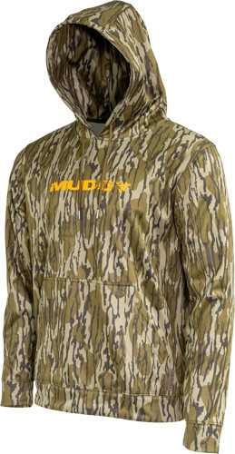 Muddy Apparel MUD-MW-PHD-MOBL-2X Muddy TRX Performance Hoodie - Mossy Oak Bottomland Camo, XX-Large