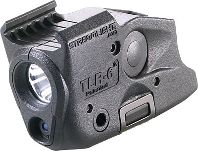 Streamlight TLR-6 Rail for Glock with LED and Red Laser – Compact Tactical Light with Ambidextrous Switches