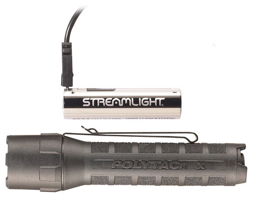 Streamlight PolyTac X USB LED Flashlight with 600 Lumens and Rechargeable Battery