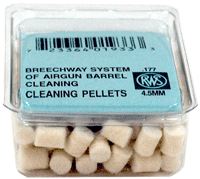 RWS Cleaning Pellets for .177 Caliber - Felt Cleaning P, 100 per Pack, 10 Packs per Case