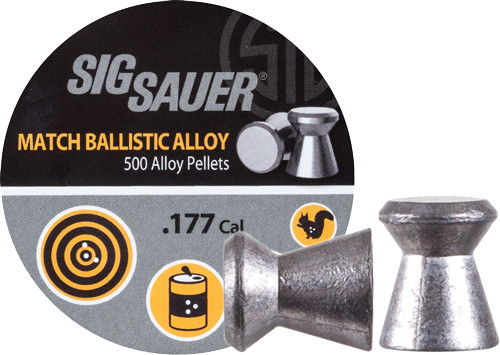Sig Sauer MatchPellets 177 Caliber 5.25 Grain Match-AL - 500 Pellets per Pack